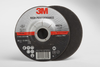 3M COW Ceramic Cutoff Wheel - Type 27 (Depressed Center) - 60 Grit Medium Grade - 4 1/2 in Diameter - 7/8 in Center Hole - Thickness 0.045 in - 66574 -- 051115-66574 - Image