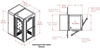 90-Degree Low Profile Right Hand Air Showers -- CAP701LP-RH-4954 - Image