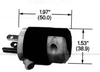 Connector, Power Entry, Plug, 15A; Connector Type Hubbell Wiring Devices - 31F1367 - Newark, An Avnet Company