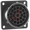 connector,plastic circular,metal coupling ring,wall recept,size 18,for 23 socket -- 70129846