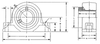 M2000 2-Bolt Pillow Block -- M2000 2-Bolt Pillow Block 1.1875