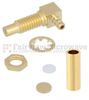 Right Angle SSMC Jack (Female) Bulkhead Connector for RG178, RG196 Cable, Crimp/Solder - FMCN1299 - Fairview Microwave Inc.