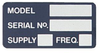 Label, Model/serial No, 26 X 51Mm, Pk10; Label Type Multicomp Pro - 15R3117 - Newark, An Avnet Company