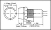 Panel Mount Indicator, Led, 8Mm, Yellow, 2V; Led Color Dialight - 30K5120 - Newark, An Avnet Company