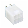 4 Pin Vertical Header MINI FIT JR MOLEX PN 39281043 WITHOUT PEGS * Disc by Waytek -- 514-0039281043 - Image
