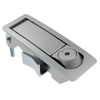 Compression Latch, Lever Latch, Tool Locking, 4 mm Hex Recess, 1-5mm Panel, 1-24mm Grip, Not Sealed, Zinc Alloy, Chrome Plated, Textured -- C2-32-41 - Image