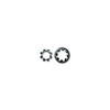 External Lock Washer, #10 Screw Size, 0.40625in. Outside Diameter, .022in. Thick, Material- Stainless Steel. -- A 9X21-E10 - Image