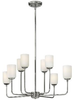 4218PN Mid. Chandeliers-Glass Up - 345068 - Capital Lighting, Inc.