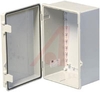 Enclosure; ABS/PC Blended Plastic; Polyurethane Gasket; Light Gray; NEMA1,2,4,4X -- 70148559