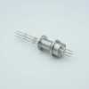 Thermocouple Feedthrough, Type J, 2 Pairs, 1.18″ QF / KF Flange - A0425-2-QF - MPF Products, INC.