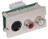 Datacommunication Face Plate with Jack - IMSR1101OW - Hubbell Incorporated
