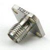 SMA Female (Jack) Connector Slotted Contact Terminal 4 Hole Flange (Panel Mount), Solder - SC3827 - Fairview Microwave Inc.
