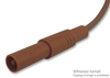 Test Lead, 4Mm Banana Plug To 4Mm Banana Plug, Brown, 1 Kv, 32 A, 2 M Rohs Compliant Hirschmann Test And Measurement - 20T9352 - Newark, An Avnet Company