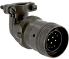 Circular Connector Plug Size 14, 12 Position, Cable; Product Range Amphenol Industrial - 89C1599 - Newark, An Avnet Company