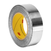 3M 433 High Temp Aluminum Foil Tape Silver 1 in x 5 yd Roll -- 433 1IN X 5YD - Image
