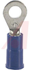 Terminal; Ring Tongue; ETP Copper; 16-14 AWG; 8 mm; 0.17 in.; Tin; Vinyl - 70113654 - Allied Electronics, Inc.