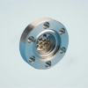 Subminiature C-type Multipin Feedthrough, 9 Pins, 500 Volts, 5 Amps per Pin, 1.33″ Conflat Flange - A2140-1-CF - MPF Products, INC.