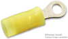 Terminal, Ring Tongue, #4, Crimp, Yellow; Stud Size - Metric Amp - Te Connectivity - 90B4109 - Newark, An Avnet Company