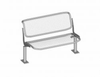 Basic Unit, 2-seater, Straight, Fixed With Base Plate - 52869_00005 - Erlau