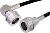 QN Male to QN Male Right Angle Cable 120 Inch Length Using RG58 Coax - PE38485-120 - Pasternack