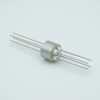 Power Feedthrough, 1000 Volts, 8 Amps, 4 Pins, 0.050″ Nickel Conductors, 0.747″ Dia Stainless Steel Weld Adapter - A0088-1-W - MPF Products, INC.