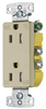 Duplex/Single Receptacle - RRD15SIWRTR - Hubbell Incorporated
