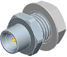 AFI-75 Female to Female Bulkhead Adapter - 920-141P-71S - Amphenol RF