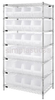 Storage Shelving with Bins - WR7-951CL - Simplastics