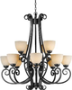 Large Chandeliers-Glass Shade - 93484 - Light Center (The)