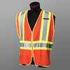 Jackson Safety Lime/Orange/Silver Medium to XL Polyester Mesh High-Visibility & Reflective Vest - 3 Pockets - 761445-01989 - 761445-01989 - R. S. Hughes Company, Inc.