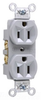 Duplex/Single Receptacle -- BR15-GRY - Image