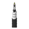 VFD 300% Gnd, 3C+G #8 Str TC, XLPE Ins+PVC Gnd, OS+TC Brd w/4-#14 TC Drains, PVC Jkt, AIA Armor, Blk PVC Jkt, 600V MC 90C Dry/Wet - 1229504 - Belden Inc.