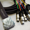 Flexygy DA88 8Ch Flat FLX DB25-XLRF 15' - 20DA88FLX-DB25XJ-015 - HAVE, Inc.
