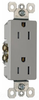 Duplex/Single Receptacle -- 885-TRGRY - Image