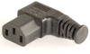 European IEC 60320/C13 Left Angle Connector -- UC-06LI - Image