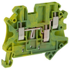 DOUBLE LEVEL FEED THROUGH TERMINAL BLOCK W EQUIPOTENTIAL GROUNDING CONTACT - 70170182 - Allied Electronics, Inc.