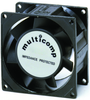 Axial Fan, 80Mm X 80Mm X 38Mm, 115Vac, 130Ma; Nominal Rated Voltage Ac Multicomp - 70K8583 - Newark, An Avnet Company