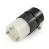 Leviton 5269-C Straight Blade Connector, NEMA 5-15R, 15A, 125VDC 2P, 3W -- 11037 - Image