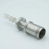 MS Series, Multipin Feedthrough, 6Pins, 700 Volts, 10 Amps per Pin, 0.062″ Dia Conductors, w/ Air-side Connector, 1.33″ Conflat Flange - A3514-1-CF - MPF Products, INC.
