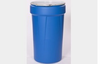 Eagle Blue High Density Polyethylene 55 gal Open Head Poly Drum - 39 1/8 in Height - 23 3/4 in (Top), 19 3/8 in (bottom) Overall Diameter -- 048441-00451 - Image