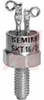 Thyristor; Stud; 1600V; 18A On-State (Avg. Max.); 1700V; 20A IT(RMS); -40; +130 - 70098192 - Allied Electronics, Inc.