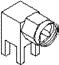 SMA RF Connector - 901-9894-RFX - Amphenol RF