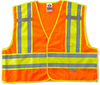 Ergodyne Glowear 8245PSV High-Visibility Orange 4XL/5XL Mesh/Solid High-Visibility & Reflective Vest - 1 Pockets - Fits 58 to 64 in Chest - 720476-23389 - 720476-23389 - R. S. Hughes Company, Inc.
