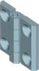 Screw on stainless hinge -- 1056-U13-PH - Image