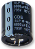 Electrolytic Capacitor, Snap-In, Slp Series, 4700 F, 20%, 50 V, 25 Mm, 0.099 Ohm Rohs Compliant Cornell Dubilier - 18X1937 - Newark, An Avnet Company