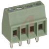 Block, Terminal; 6 A; 63 V; 2.54 mm; 26to 20 AWG; 4; Screw; Soldering; 1.5 kV - 70054337 - Allied Electronics, Inc.