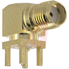 connector,rf coaxial,sma rt angle pcb jack recept,4 legs,blunt post term,gold - 70142769 - Allied Electronics, Inc.