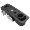 Compression Latch, Lever Latch, Key Choice, Locking without Lock Core, 1-8mm Panel, 1-18mm Grip, Sealed, Zinc Alloy, Powder Coat, Black - C2-A42-135-3 - Southco