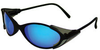 Kimberly-Clark Nomads Standard Safety Glasses Blue Lens - Black Frame - Wrap Around Frame - 024886-22915 - 024886-22915 - R. S. Hughes Company, Inc.