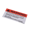 Labels, Stickers, Decals - Preprinted - PPS0204WS001-ND - DigiKey